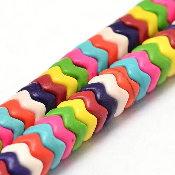 Synthetic Turquoise Bead Strands