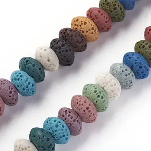 Natural Lava Rock Beads Strands