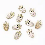 10Pcs Alloy Enamel Pendants