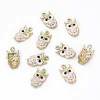 10Pcs Alloy Enamel Pendants