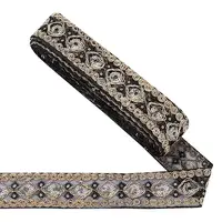 Polyester Rhombus Embroidery Lace Trim