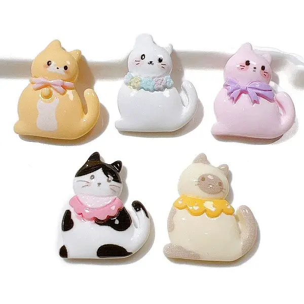 10Pcs Resin Cabochons