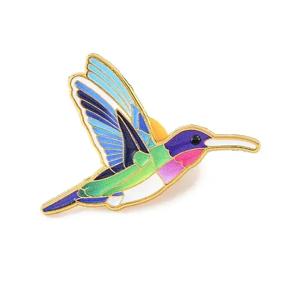 Golden Bird Enamel Pins
