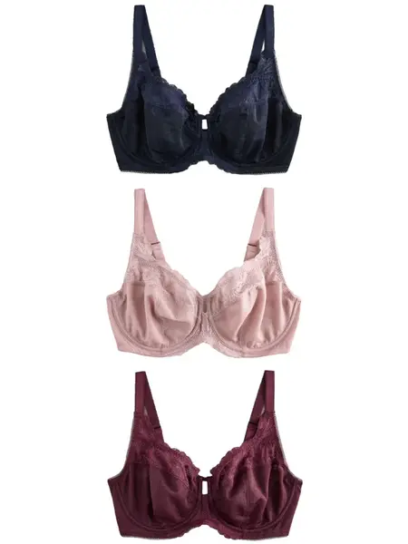 Next Podprsenka  rosé / vínovo červená / čierna