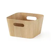 Toro Úložný koš 27 x 27 x 16 cm papír + lepenka 1 ks barva dřeva