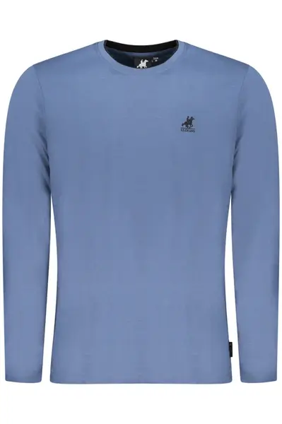 Modré triko s dlouhým rukávem
