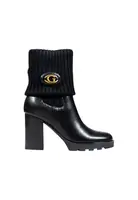 Guess kotníkové boty na podpatku