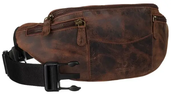 Pánská kožená ledvinka hnědá - Peterson Radom