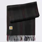 Carhartt WIP Oregon Scarf Starco Stripe, Black