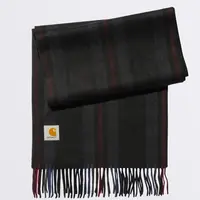 Carhartt WIP Oregon Scarf Starco Stripe, Black