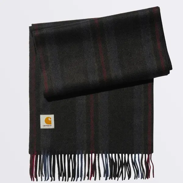 Carhartt WIP Oregon Scarf Starco Stripe, Black