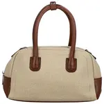Dámská kabelka do ruky béžová/hnědá - Firenze Leesha