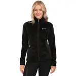 KILPI SKATHI Dámska chlpatá flísová mikina, čierna, veľkosť