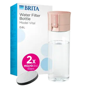 BRITA Fill&Go Vital filtrační láhev na vodu broskvová, 0,6l