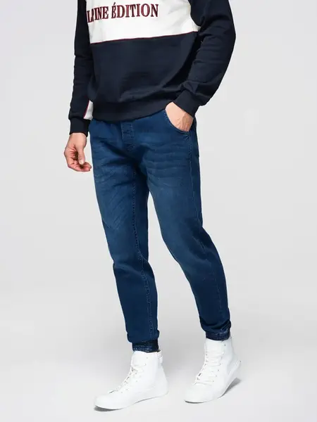 Pánské denimové jogger kalhoty Ombre