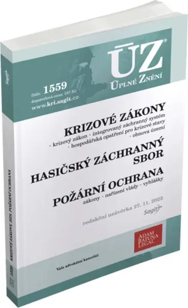 ÚZ 1559 Krizové zákony, HZS, Požární ochrana, Obnova území (Defekt)