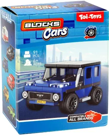 Stavebnice Blocks Cars - mix druhů (poškozená)