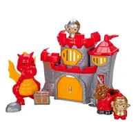 Dračí hrad 21x18cm s doplňky