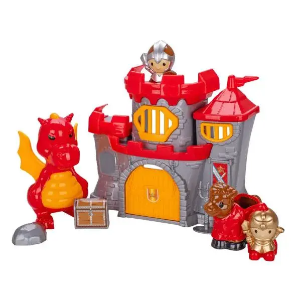 Dračí hrad 21x18cm s doplňky