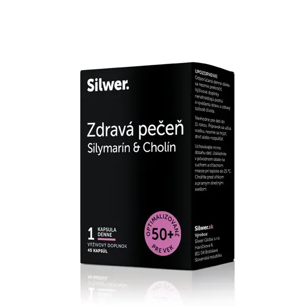 Silwer Zdravá pečeň Silymarín & Cholín