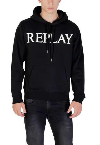 Pánská mikina Replay s kapucí