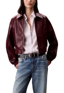 Calvin Klein dámska kožená bunda