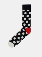 Tmavě modré ponožky s bílými puntíky Happy Socks Big Dots
