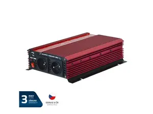 Měnič napětí GETI GPI 1612 12V/230V 1600W USB - zánovní