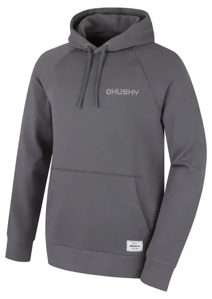 Husky Buggy M S, grey Pánská bavlněná mikina