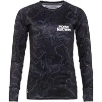 Horsefeathers MIRRA Dámske funkčné tričko, čierna, veľkosť