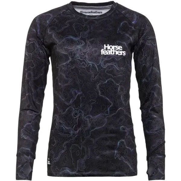 Horsefeathers MIRRA Dámske funkčné tričko, čierna, veľkosť