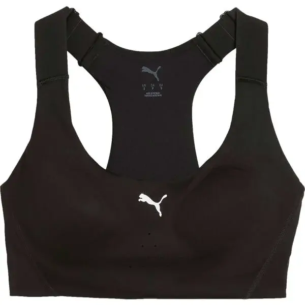 Puma 4KEEPS ATHLETE BRA ADJUSTABLE Dámská sportovní podprsenka, černá, velikost