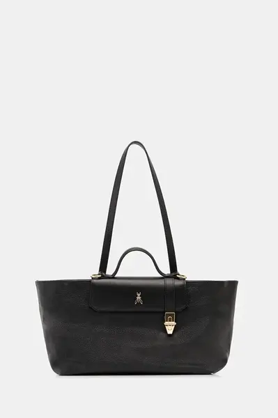 Kožená kabelka Patrizia Pepe