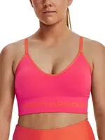 Under Armour Podprsenka UA Seamless Low Long Rib-PNK - Dámské