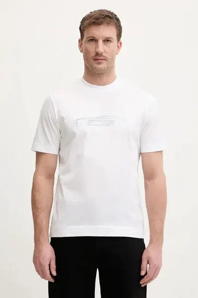 Bavlněné tričko BOSS C-Taut 242_AM