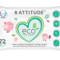 ATTITUDE Vlhčené ubrousky bez vůně 72 ks