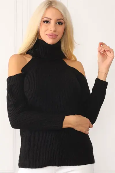 Z0019 DEWBERY WOMEN'S SWEATER-BLACK