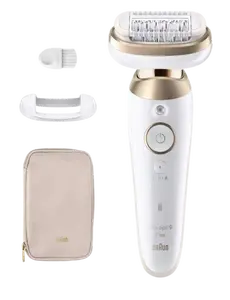 BRAUN Silk·épil 9 Flex, Epilátor 9-011 3D, Bílý/Zlatý
