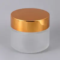 Frosted Glass Cosmetics Cream Jar