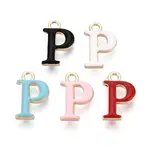 Rack Plating Alloy Enamel Pendants