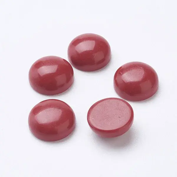 Synthetic Coral Cabochons