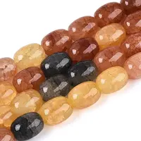 Baking Painted Crackle Glass Beads Strands