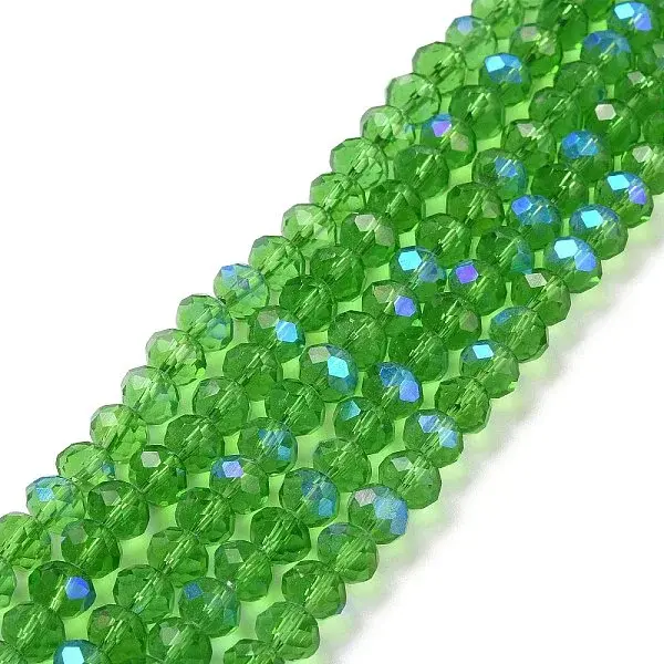 Electroplate Glass Beads Strands