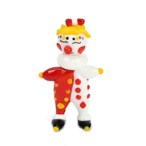 Handmade Lampwork Clown Display Decorations