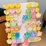 14Pcs Acrylic Alligator Hair Clips