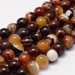 Natural Striped Agate/Banded Agate Bead Strands