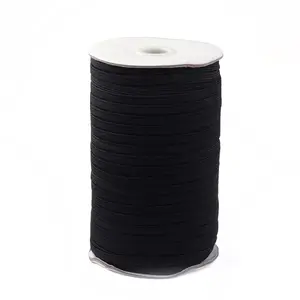 3/8 inch Flat Braided Elastic Rope Cord