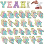 5 Sets 5 Colors Embroider Thread Iron on/Sew On Patches