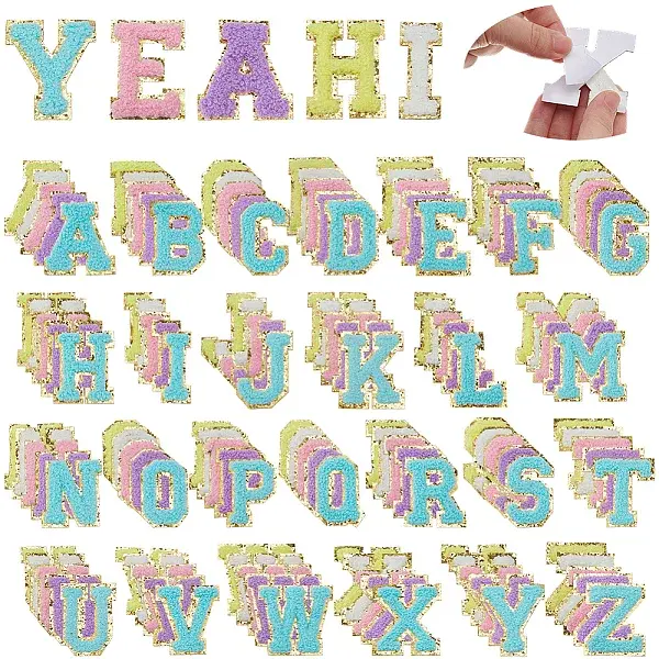 5 Sets 5 Colors Embroider Thread Iron on/Sew On Patches