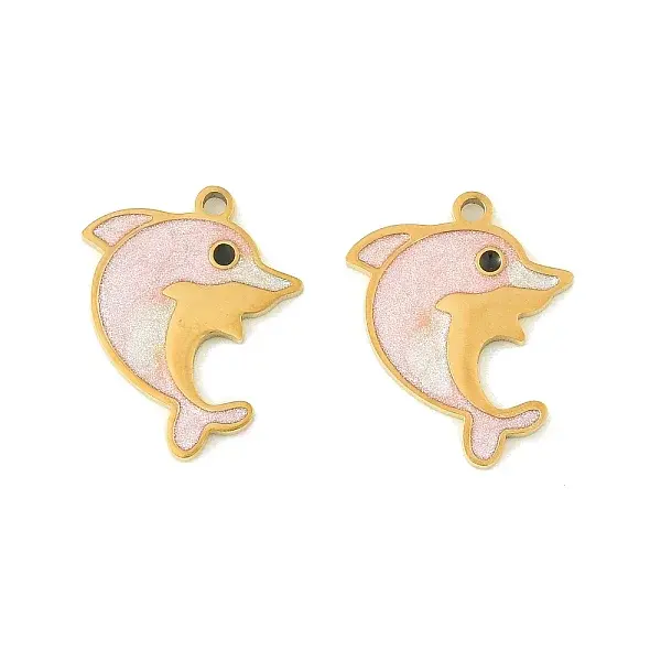 304 Stainless Steel Enamel Pendants